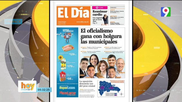 Titulares de prensa dominicana lunes 19 de febrero 2024 | Hoy Mismo