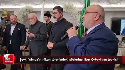 Şevki Yılmaz'ın nikah törenindeki sözlerine İlber Ortaylı'nın tepkisi