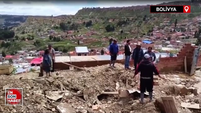 Bolivya'da gerçekleşen heyelan can aldı