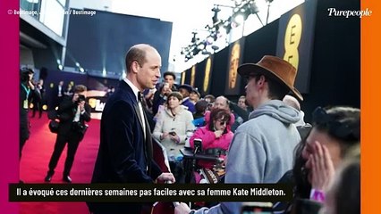 "Avec ma femme, ça a été un peu..." : Prince William en solo aux BAFTA, il évoque la santé de Kate Middleton et s'excuse
