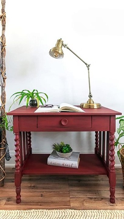 Trash to Treasure Painted Library Table
