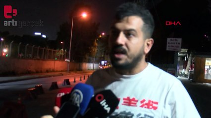 Mesaisi bittiği için yolcu almayan taksici, makaslı saldırıda yaralandı