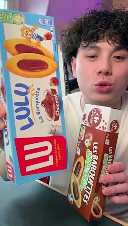 Je teste les barquettes au chocolat de Lu