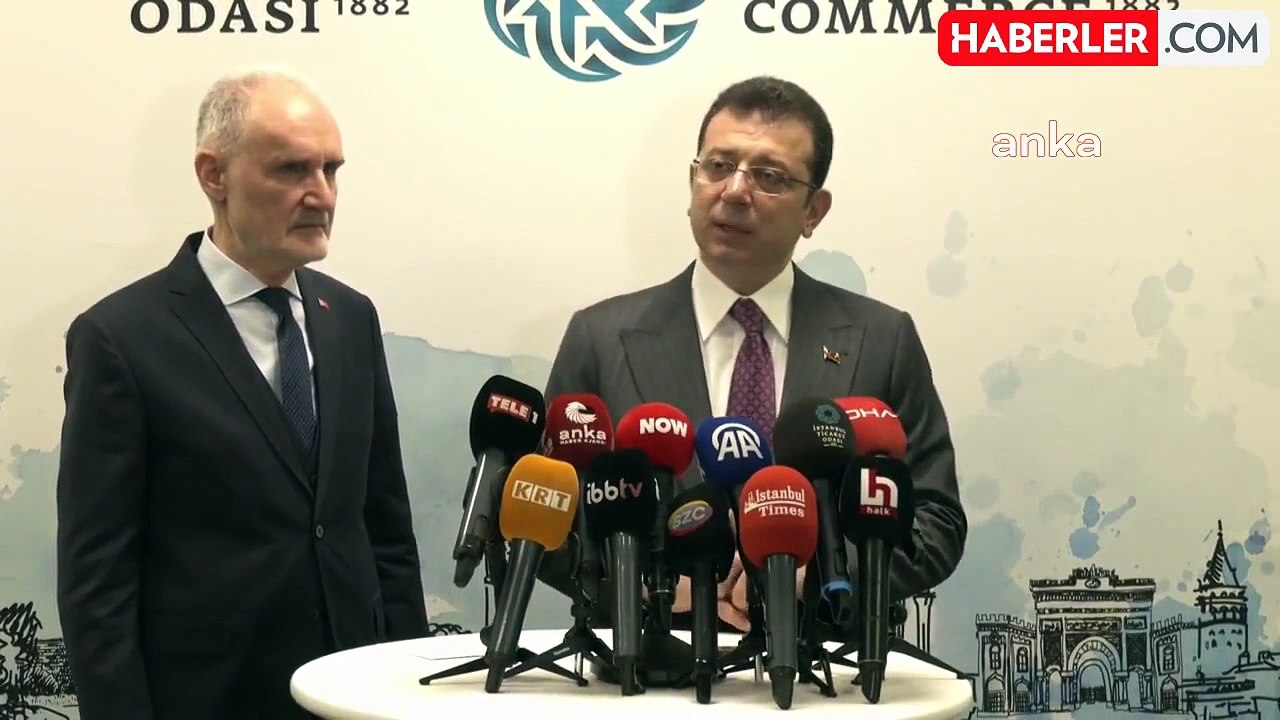 İBB Başkanı Ekrem İmamoğlu İTO Başkanı Şekib Avdagiç'i ziyaret etti