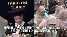 Momen Haru Guru Besar UGM Meminta Maaf Kepada Sang Adik yang Rela Putus Sekolah Demi Dirinya