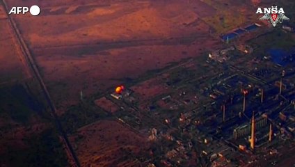 Ucraina, le esplosioni in una fabbrica di coke ad Avdiivka