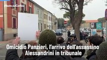 Omicidio Panzieri, l'arrivo dell'assassino Alessandrini in tribunale