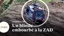 A69 : un blindé de la gendarmerie en difficulté à la ZAD des opposants à l'autoroute