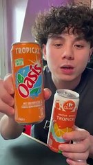 Je compare l'Oasis tropical à sa version Carrefour Market