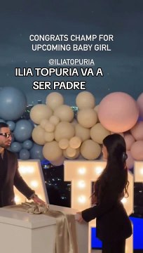 Ilia Topuria anuncia el sexo de su nuevo bebe tras la pelea ante Volkanovski