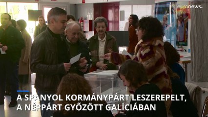 A spanyol kormánypárt leszerepelt, a Néppárt győzött a galiciai helyhatósági választáson