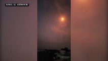 الحوثيون يعلنون إسقاط مسيّرة أميركية فوق الحديدية (فيديو صوره أحد السكان)