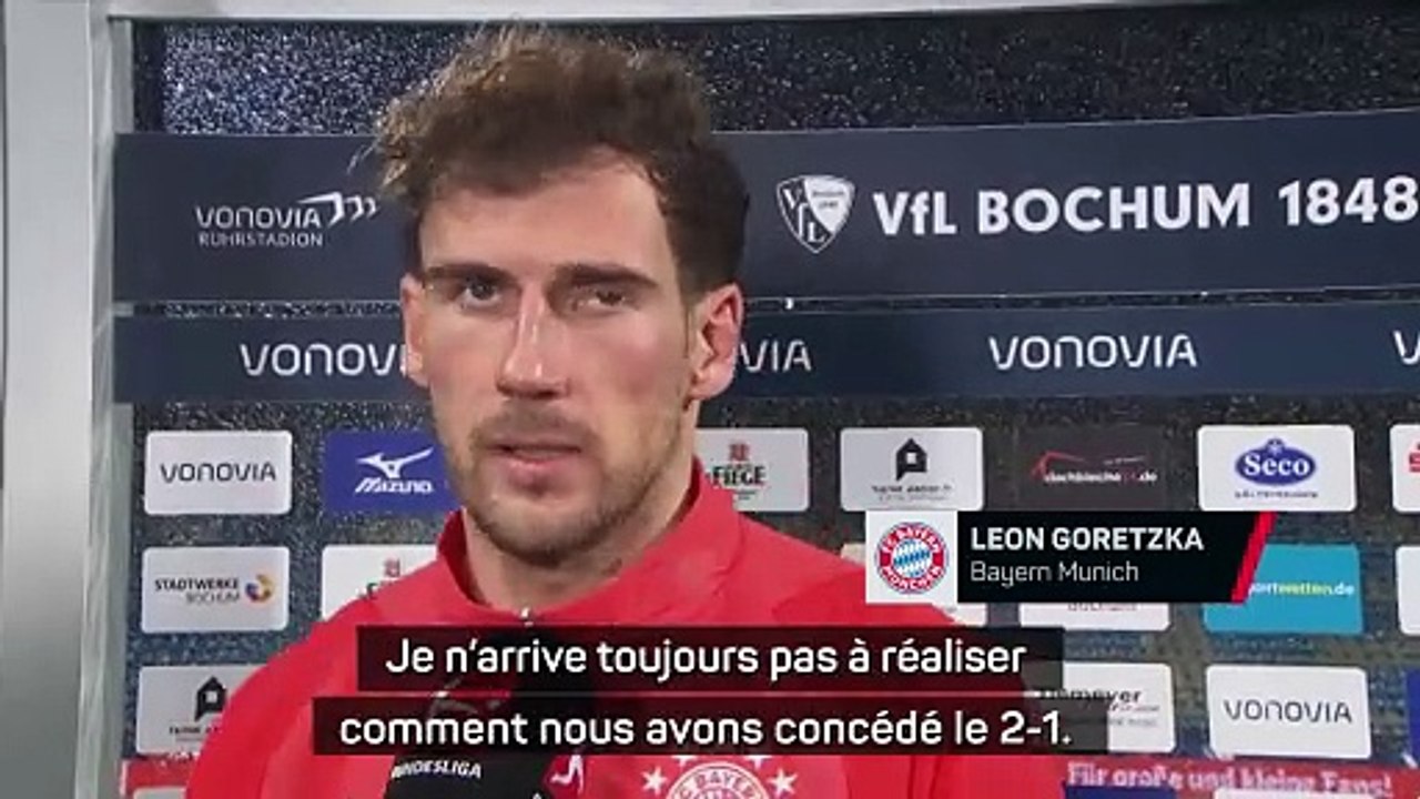 Goretzka : ''C'est vraiment très mauvais''