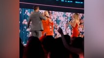 Sydney Sweeney and Glen Powell sing ‘Unwritten’ as Natasha Bedingfield makes surprise People’s Choice Awards appearance