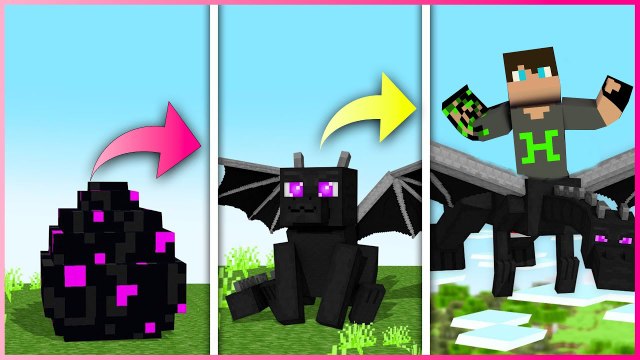 YAVRU EJDERHAMIZ OLDU !!! | MİNECRAFT DOĞUMDAN ÖLÜME EJDERHA | HAN KANAL KÜBRA NİSA PRATİK OYUN