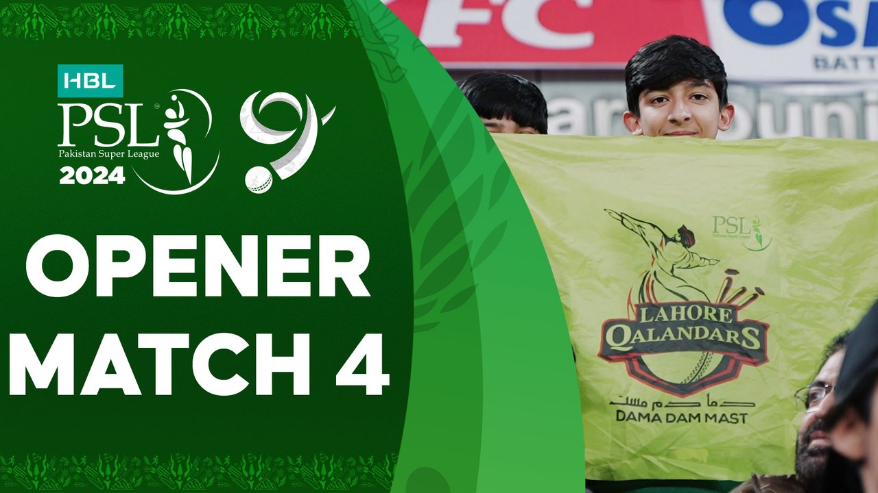Opener | Lahore Qalandars vs Quetta Gladiators | Match 4 | HBL PSL 9 | M1Z2U  #LQvQG | #HBLPSL9 | #KhulKeKhel
