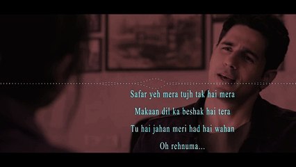 Rehnuma Lyrics New Song 2024| New Hindi Song | Sidharth Malhotra | Rakul Preet Singh | Romantic Song