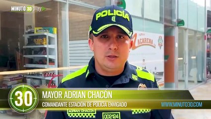 Extranjero pretendía asaltar a ciudadano que retiró $100 millones de pesos en Envigado