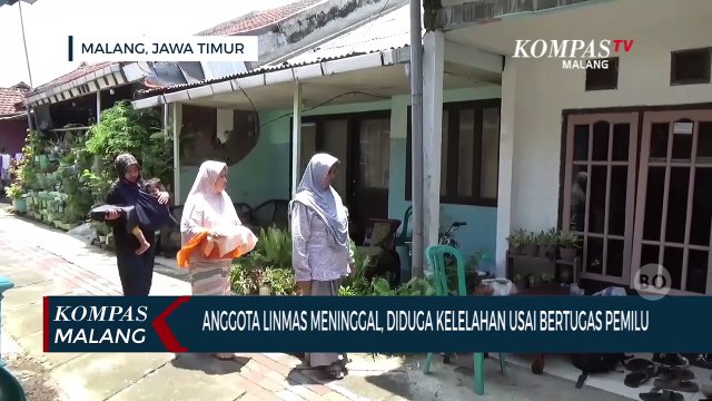 Duka Mendalam, Anggota Linmas di Malang Meninggal Diduga Kelelahan Usai Bertugas Pemilu