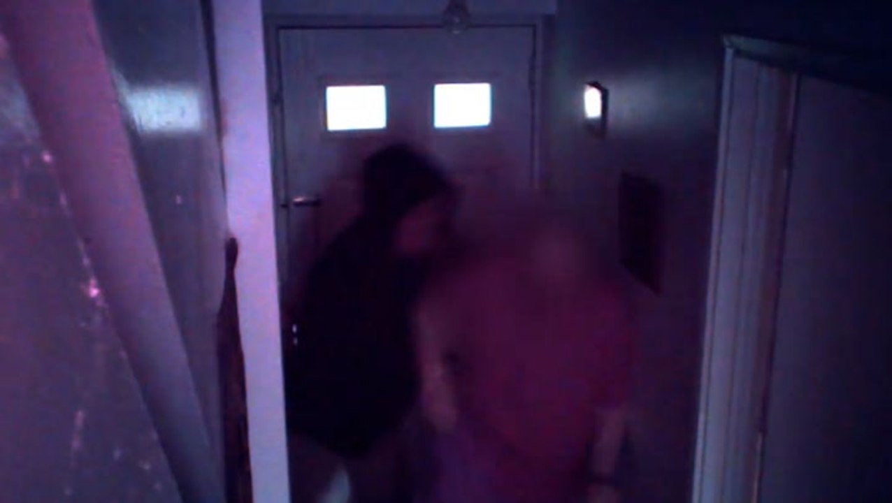 Moment elderly man attacked in own home by masked burglar caught on CCTV