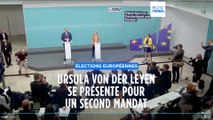 Ursula von der Leyen annonce sa candidature à un second mandat à la tête de la Commission européenne