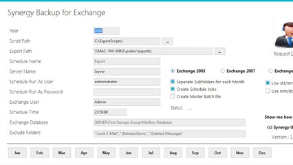 Synergy Backup for Exchange