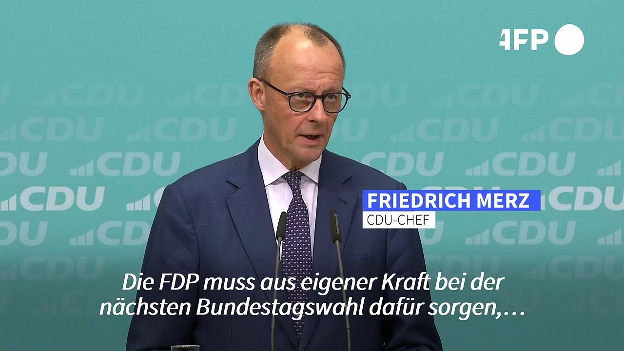 Merz bekräftigt: Keine Koalitionsaussage vor Bundestagswahl
