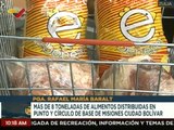 Zulia I Más de 8 toneladas de alimentos distribuidos en Bases de Misiones del mcpio. Simón Bolívar