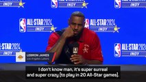 LeBron feeling 'humbled and blessed' after making 20th All-Star appearance