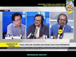 FISCAL DE EE. UU. PIDE QUE BIDEN SE VAYA POR INCAPACIDAD MENTAL