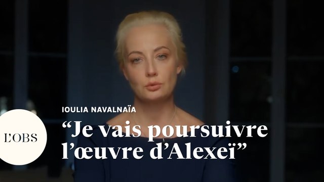 Ioulia Navalnaïa accuse Poutine d'avoir tué son mari et annonce reprendre le flambeau