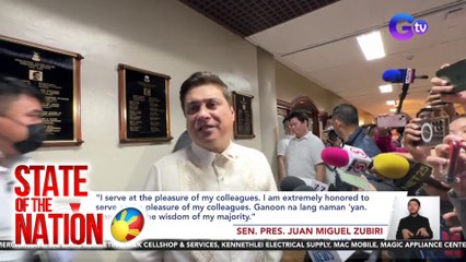Zubiri, batid daw ang alingasngas para palitan siya bilang Senate President | SONA