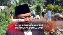 Proses Pemakaman KPPS yang Meninggal di Pemilu 2024 Diiringi Tangis Keluarga