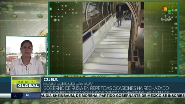 Canciller de Rusia, Serguéi Lavrov, inicia visita oficial a La Habana