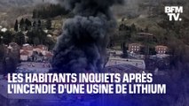 Aveyron: 900 tonnes de batteries au lithium ont brûlé ce samedi dans un entrepôt