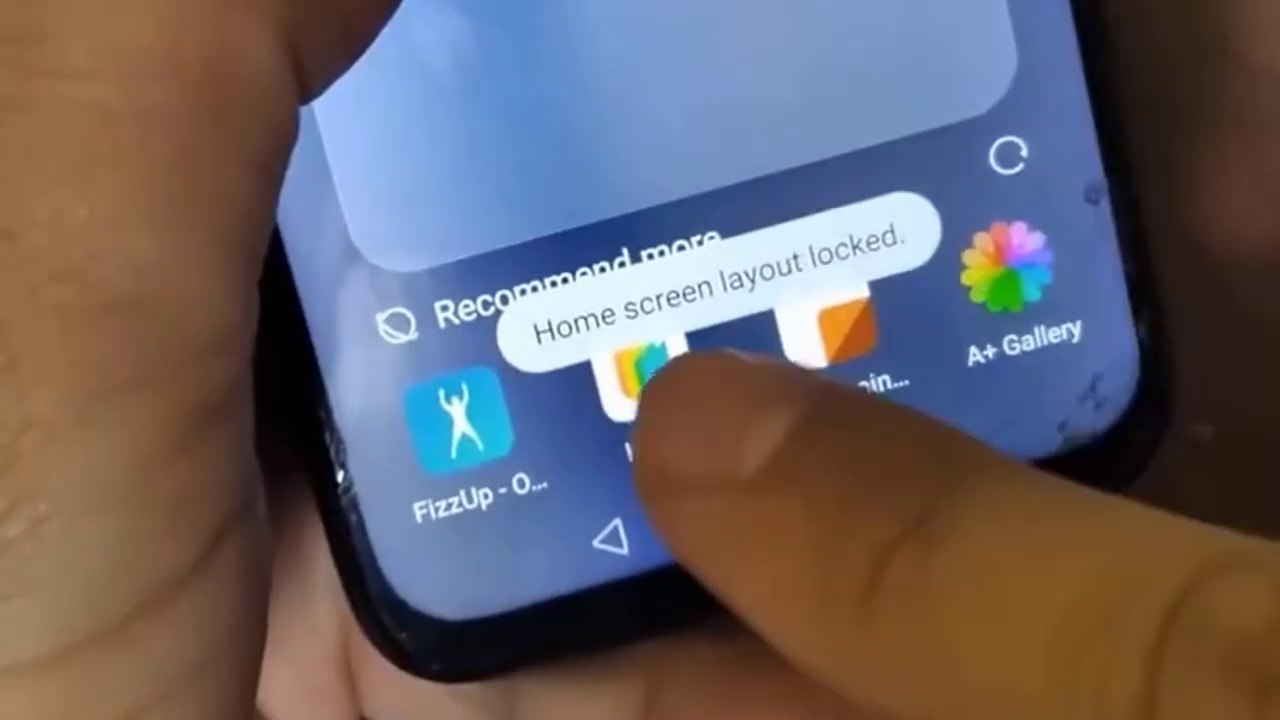 How to Fix Home screen layout is locked on Huawei , xiaomi , Redmi , samsung video Dailymotion