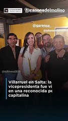 Villarruel en Salta: la vicepresidenta fue vista en una reconocida peña capitalina