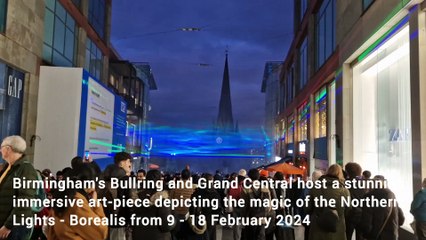 I experienced the Northern Lights in Birmingham and it was so beautiful