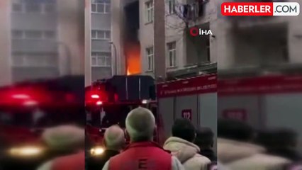 Pendik'te çıkan yangında tüp patladı
