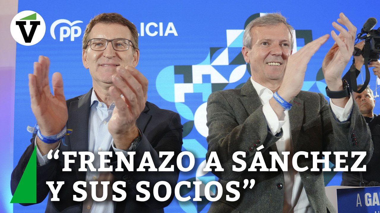Rueda dice que "Galicia le ha dado un frenazo en seco a Pedro Sánchez y a sus socios nacionalistas"