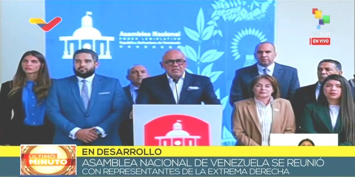 Presidente de Asamblea Nacional de Venezuela fomenta diálogo basado en preceptos constitucionales