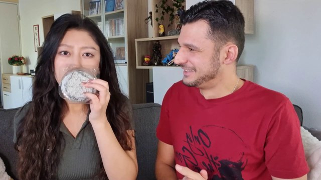 On test différentes nourritures Couple Français & Chinois