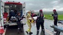 Vídeo: Imagens mostram brutalidade em acidente com uma morte e cinco feridos na BR-277
