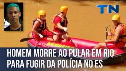 Homem morre ao pular em rio para fugir da polícia no Sul do ES