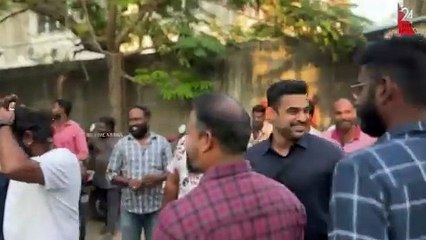 Tovino Thomas  visited prabhudeva : pettarap movie location stills #tovinothomas  #prabhudeva
