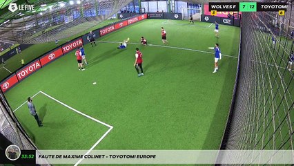 Faute de Maxime Colinet - TOYOTOMI EUROPE
