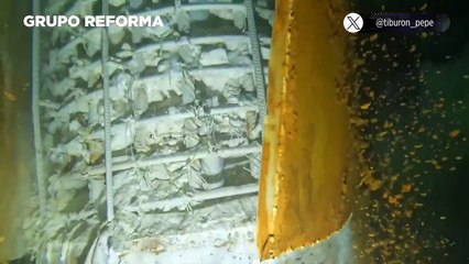 Denuncian derrame de cemento en acuífero por el Tren Maya