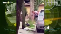 Mujer fue captada presuntamente echando veneno para perros al frente de su casa