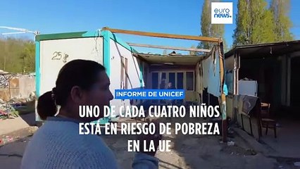 Uno de cada cuatro niños corre riesgo de pobreza o exclusión social en la UE, según Unicef