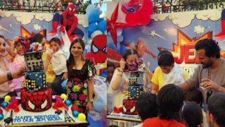 Jeh's Spiderman-themed Bday bash attended by many star kids including Raha-Inaaya and Vaayu